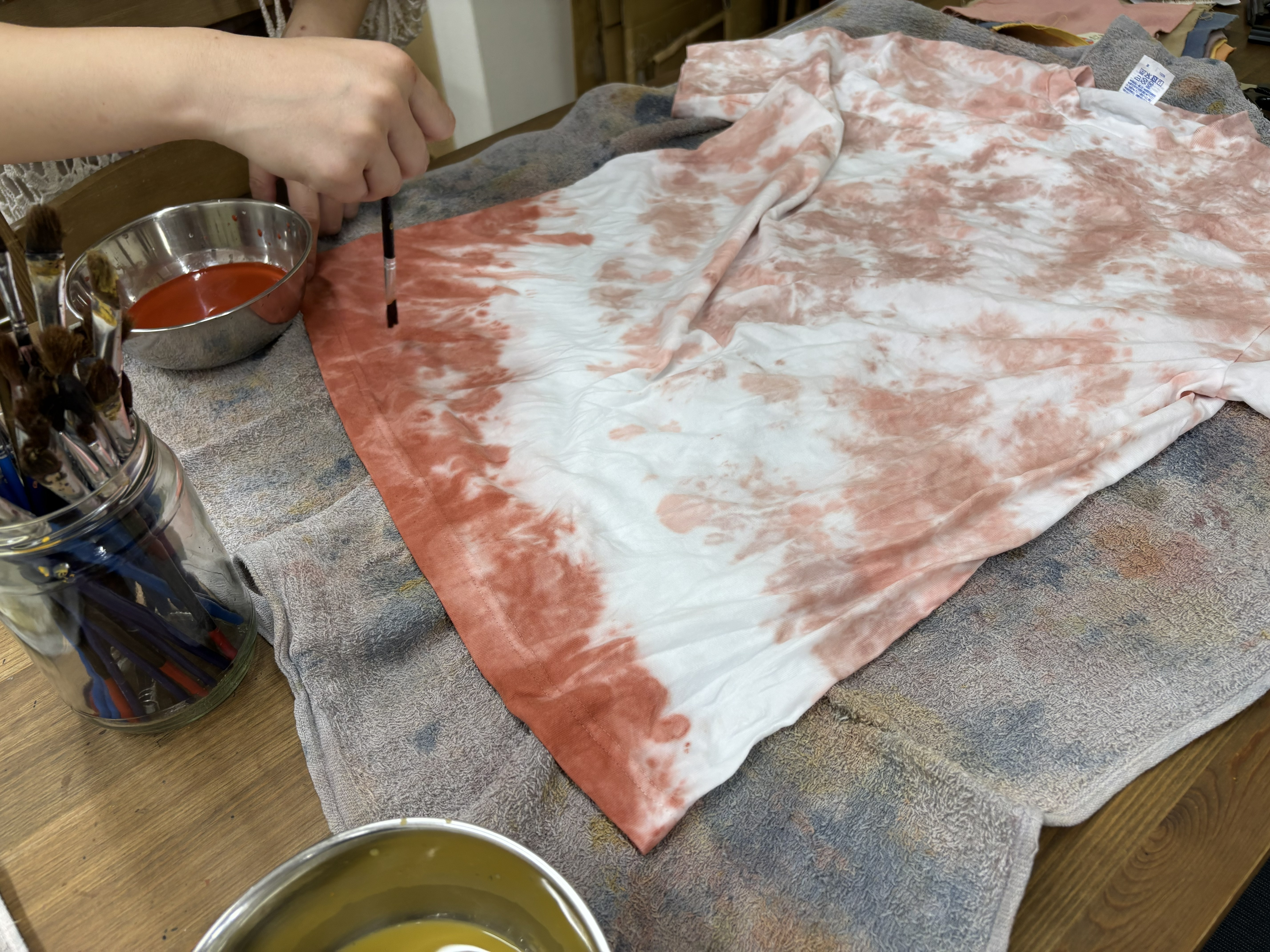 染物体験の様子3